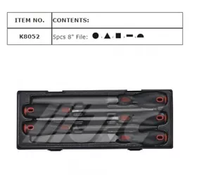 5PCS FILE SET(8"), JTC TOOLS # K8052 - Picture 1 of 2