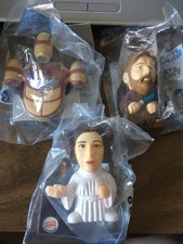 Star Wars Episode 3 Burger King Toys Lot of 11 Figures New Sealed Leia Boba Fett