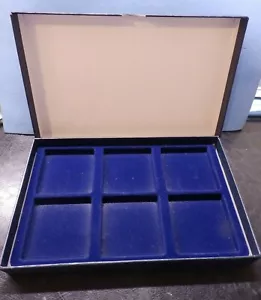 Empty Coin Storage / Display Box holds 6 Crown-sized coins in loose tray - Picture 1 of 4