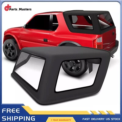 Black Convertible Soft Top IZU13151-145 For Isuzu Amigo Rodeo 1998-2002 IS-20203 Foto 1 de 4
