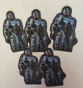 1980s Robocop VINTAGE LOOKING STICKERS 5 PACK LOT ** WORLDWIDE 🌐 SHIPPING ** - Picture 1 of 12