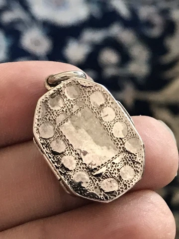 George III Silver Engraved Vinaigrette Hallmark Birmingham 1804 by S Pemberton Cover