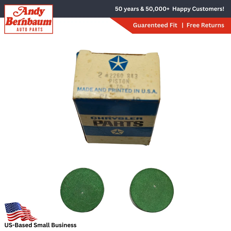 Dodge Plymouth Belvedere 330 1962-78 rueda trasera cilindro pistón 2260843 nuevo en stock Foto 1 de 4