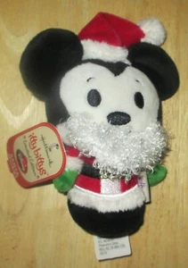 Hallmark itty bittys Disney Mickey Mouse as Santa Mini Christmas Plush - NEW - Picture 1 of 2