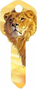 Llave en blanco de la Casa del León - animales - leones - gatos grandes - llaves - cerraduras - KW1 - Imagen 1 de 3