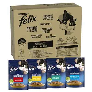 Purina Le Ghiottonerie Wet Food for Cats with Beef, Chicken, Cod and Tuna, - Foto 1 di 5