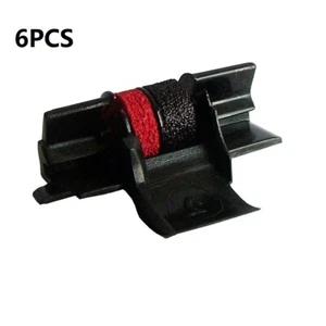 6Pcs Replacement IR-40T Black and Red Calculator Ink Rollers - Bild 1 von 3
