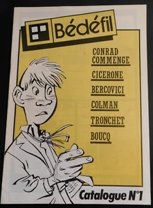 Bédéfil. Catalogue n°1. CONRAD / TRONCHET / BOUCQ ...1984. 24 pages - Imagen 1 de 2