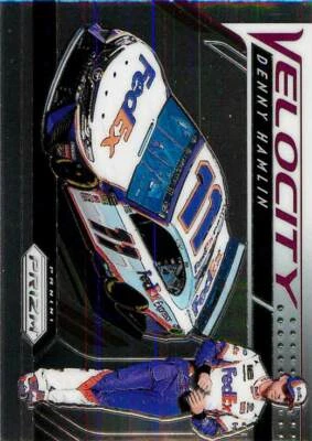 Denny Hamlin 72 2019 Panini Prizm NASCAR Velocity - Image 1 of 2