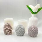 White Soap Mold 3D Gypsum Mold Making Tools Pine Cone Candle Mold  Home Decor
