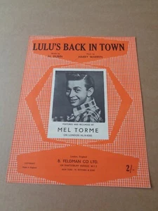 Partituras de Mel Torme - Lulu's Back In Town - Imagen 1 de 1