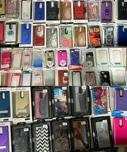 lot wholesale Armor RING GLITTER WALLET Case Cover for LG IPHONE SAMSUNG MOTO - Picture 1 of 37