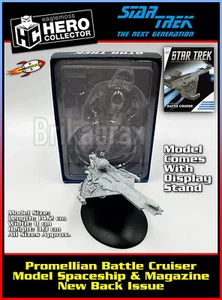 Eaglemoss Star Trek Starship Collection Edición 142: Promellian Battle Cruiser NUEVO - Imagen 1 de 5