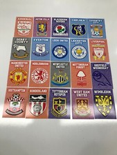 1996-97 Merlin Gold Premier League Soccer Card Club Emblem FULL SET (20)-RARE