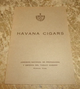 folleto promocional cigarros habana vintage nuevo - Imagen 1 de 3