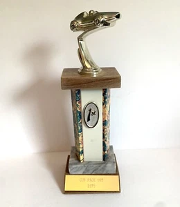 Caja de jabón Derby Race Trophy Cub Pack 905 base de mármol vintage 1979 primer lugar - Imagen 1 de 12