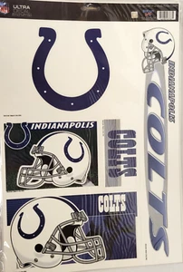 Indianapolis Colts - Multi Use Decal - 11" x 17" Sheet, New (Sheet of 5 Decals) - Picture 1 of 3