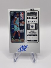 Mark Williams 2022-23 Contenders Rookie Ticket Auto #136 Hornets On Card RC 🔥