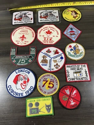 LOTE De Colección De 14 Scouts Canada/Cuboree Años 90/Castor/Piratas De Mares/Payaso Foto 1 de 4