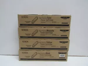 LOT OF 4! GENUINE XEROX 106R01077/106R01078/106R01079/106R01080 (PHASER 7400) - Picture 1 of 2
