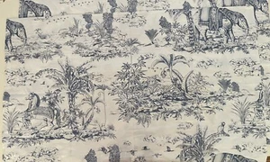 2 fundas de almohada Williams Sonoma Home azul y blanco Lanta Toile algodón King 20x36 - Imagen 1 de 12