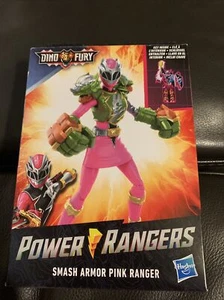 Hasbro Power Rangers Dino Fury Smash Armor Pink Ranger Action Figure New - Picture 1 of 2
