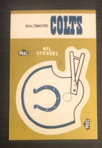 Casco Fleer Team 1983 pegatinas de acción Baltimore Colts - Imagen 1 de 2