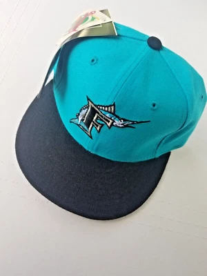 Gorra de béisbol Florida Marlins New Era 5950 modelo profesional talla 7 diamante - NUEVA Foto 1 de 3