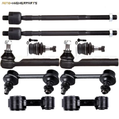 Para Subaru Legacy Outback 2000-2004 10 piezas barras estabilizadoras delanteras varillas rótulas Foto 1 de 4