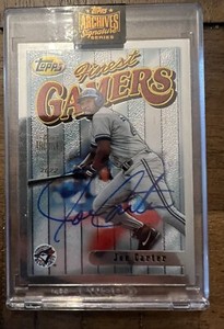 2023 Topps Archives Signature Series JOE CARTER Auto Autograph 1996 Finest 1/1🔥