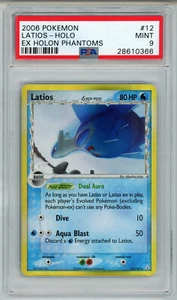 2006 POKEMON EX HOLON PHANTOMS LATIOS #12 HOLO FOIL PSA 9 MINT #28610366 - Picture 1 of 2