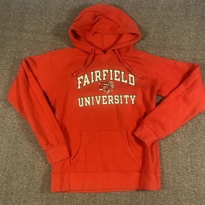 Fairfield university women’s medium red hoodie For those Cold Campus Nights - Picture 1 of 6