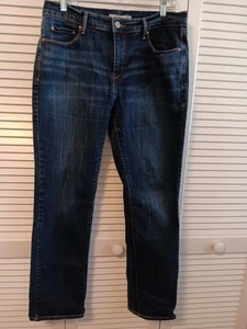 Signature by Levi Strauss gerade Damenjeans 12 M blau Denim Taschen 31 x 32 - Bild 1 von 9