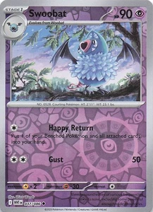 Swoobat SV: White Flare 037/086- NM - Reverse Holo - Picture 1 of 2