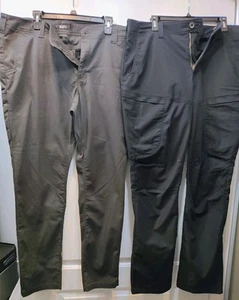 Pantalones cargo tácticos 5.11 (2 pares) para hombre talla 38x34 azul marino oscuro y gris - Imagen 1 de 13