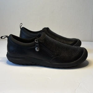 Jambu JBU Women’s Sz 9W Amber Lined Comfort Shoes Zip Black All Terrain Sole - Picture 1 of 7