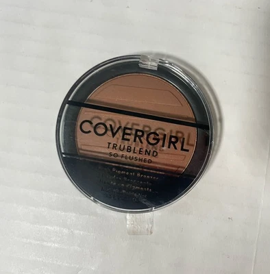 Bronceador Cover Girl Trublend So Flushed 400 EBONY alto pigmento rubor con talco Foto 1 de 4