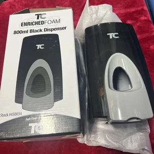 Nuovo TC Enriched Schiuma Dispenser 800ml Nero Dispenser con ferramenta - Foto 1 di 4