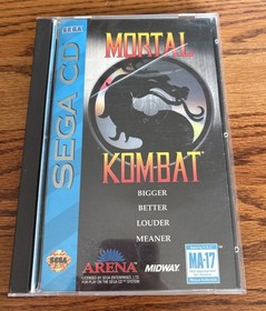 Mortal Kombat (Sega CD, 1993) With Manual NOT TESTED