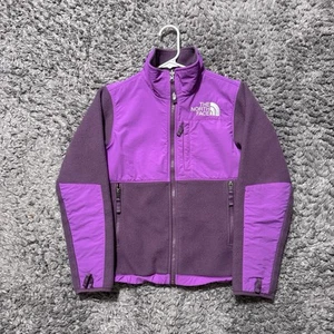 The North Face Denali Fleecejacke Youth Medium rosa lila Reißverschluss Mantel Mädchen - Bild 1 von 9