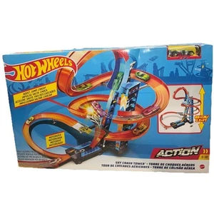 Hot Wheels GJM76 Sky Crash Tower Track Set Brandneu in Box Mattel schwarz Auto - Bild 1 von 3
