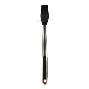 Mr Bar-B-Q Premium Basting Brush Silicone & Stainless Steel Rubber Grip 16 In - Picture 1 of 5