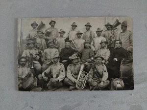 Antica cartolina fotografica militare militari divisa uniforme Non Viaggiata F11 - Imagen 1 de 1