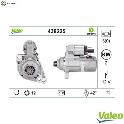 STARTER 438225 FOR SKODA SUPERB/II ROOMSTER/Praktik FABIA/Combi YETI PRAKTIK - Image 1 of 4