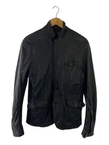 Morgan Homme Leather Jacket Blouson/-/Leather/Blk// 1918 - Picture 1 of 8