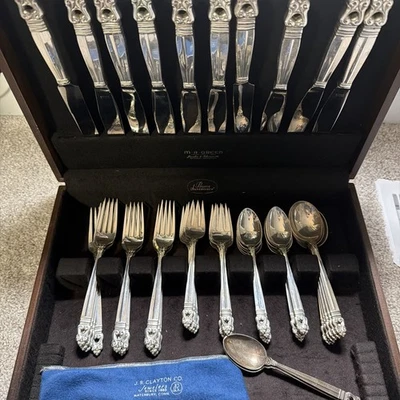 Cubiertos de plata esterlina vintage de EE. UU. Royal Danish International Sterling H Foto 1 de 4