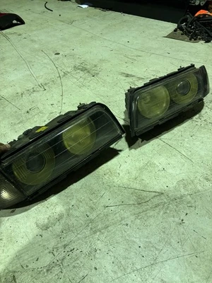 BMW E38 Xenon Lens Headlights Front 728i 730i 735i 740i Headlights - Image 1 of 4
