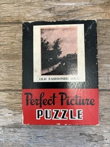 Vintage Perfect Picture Jigsaw Puzzle 275 Pieces Complete Old Fashioned Mill - Picture 1 of 4