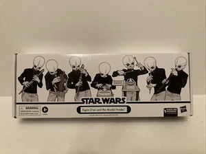 Juego de 7 figuras Hasbro Pulse Star Wars Figrin D'an y los nodos modales 3,75 - Imagen 1 de 4