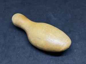 Antikes primitives 5 1/2" Holzfußform Stopfei Ahorn um 1900 - Bild 1 von 6